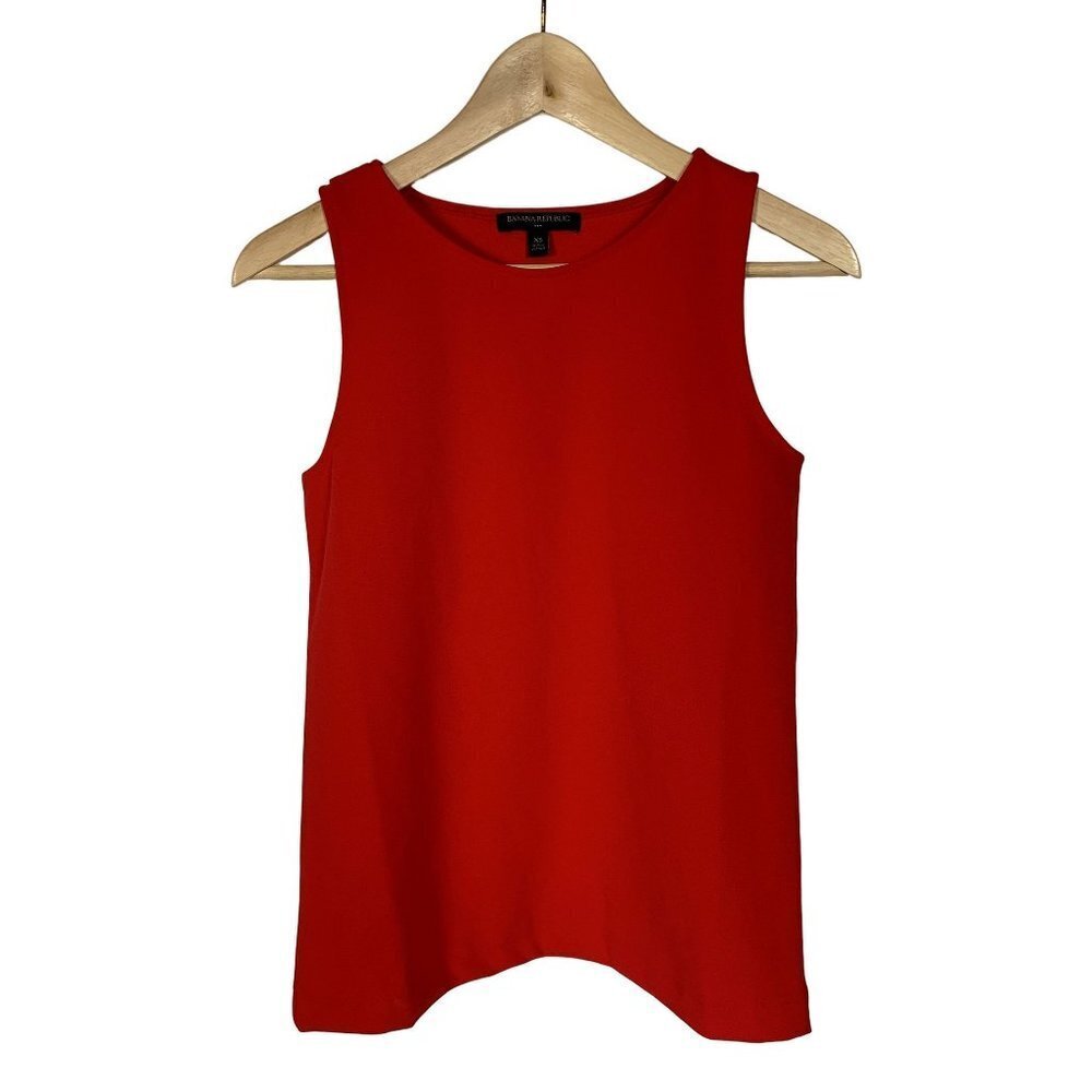 Banana Republic Red Sleeveless Tank Top